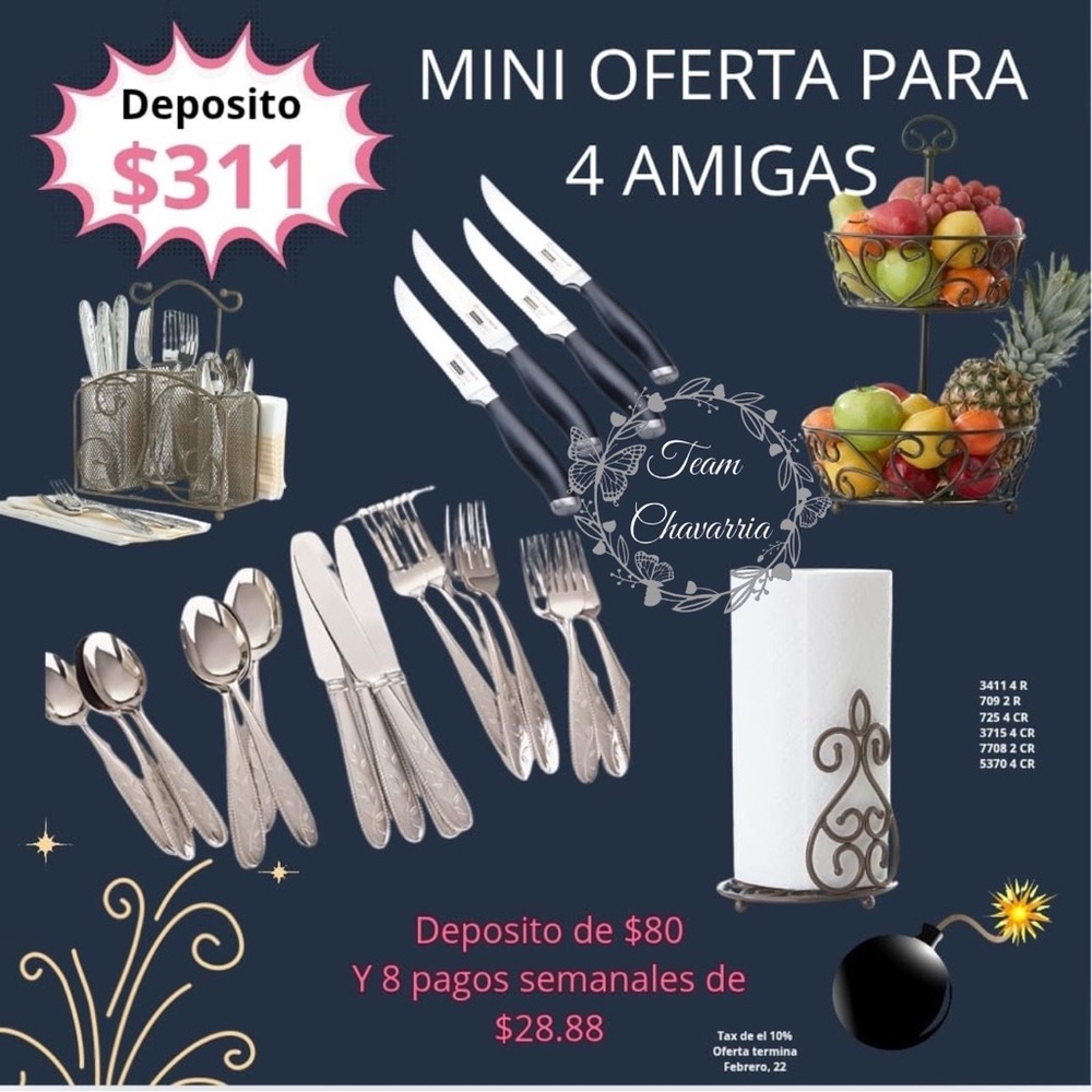 Princess House Silver Flatware Set